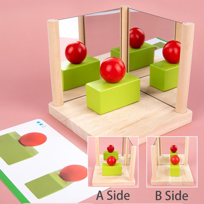 mirror shape color matching puzzle