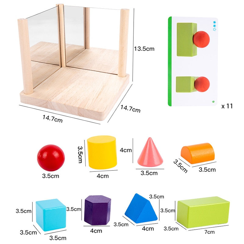 mirror shape color matching puzzle