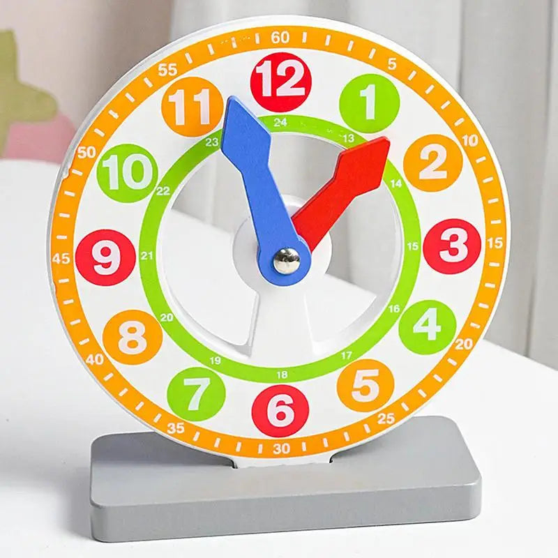 wooden visual learning clock