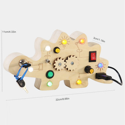 Sensory Wooden LED Busy Board