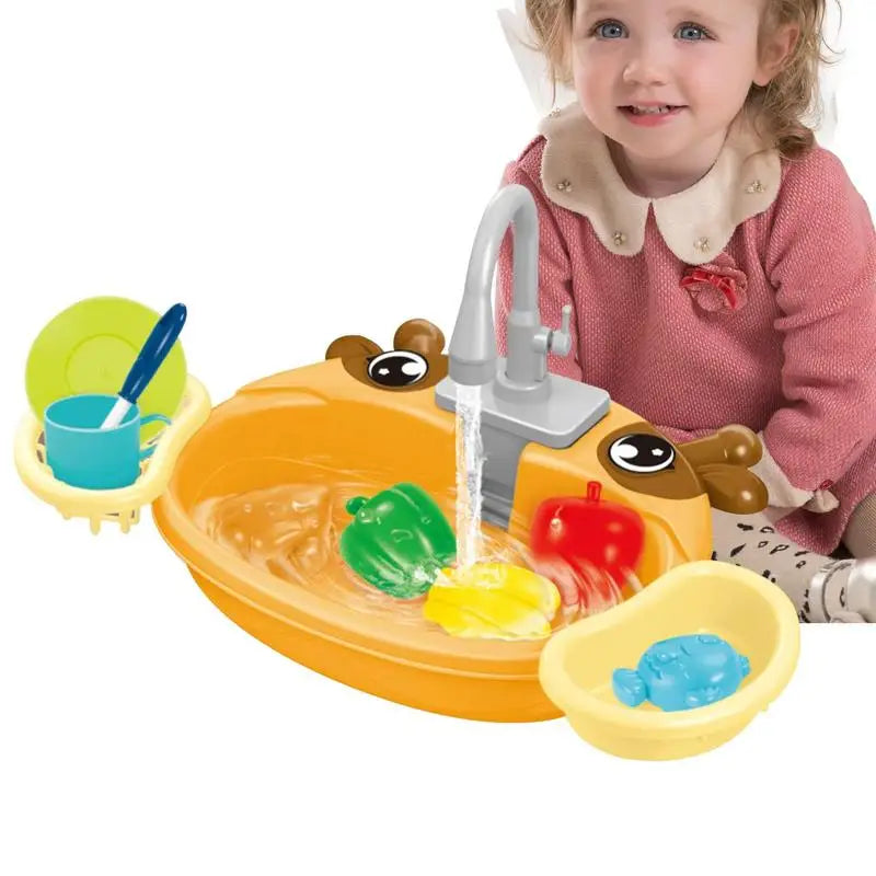 water simulated kitchen sink toy