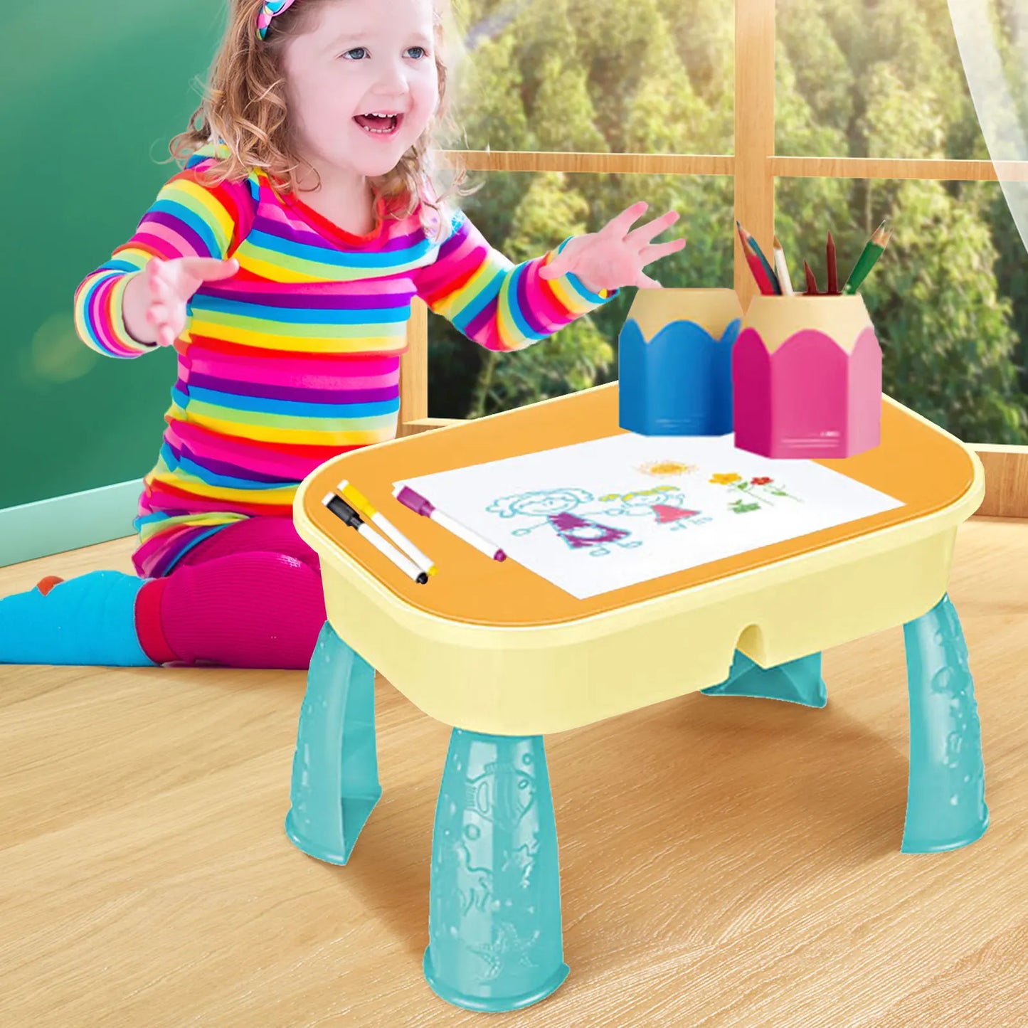 tactile seeking sand & water table