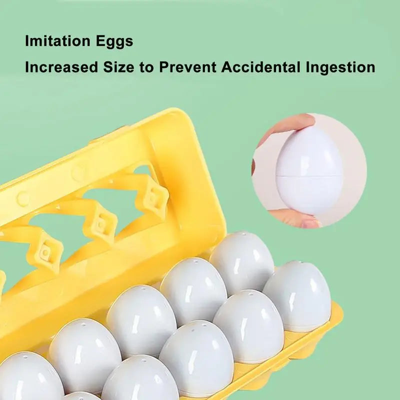 shape recognition smart egg match puzzle toy