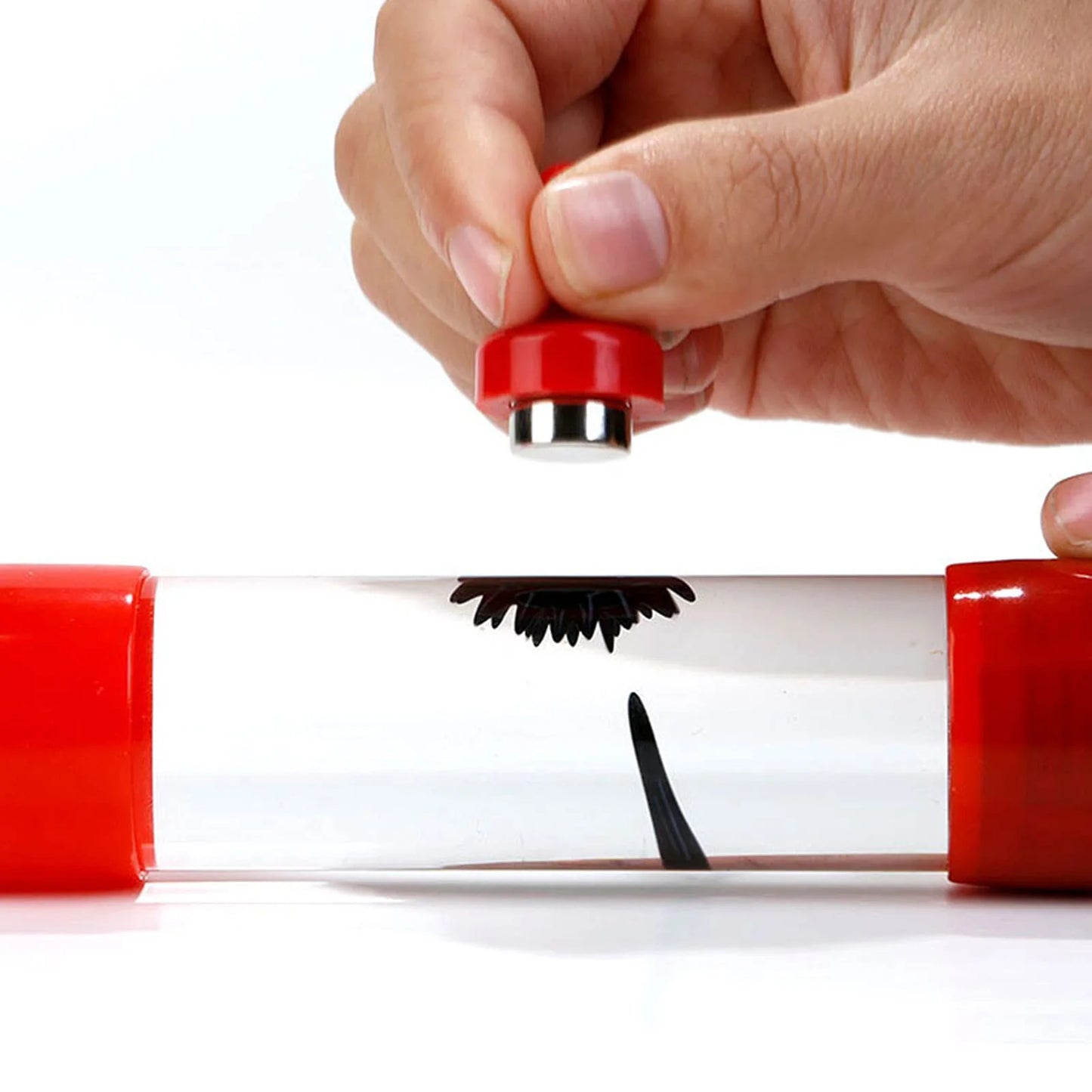 calming magnetic ferrofluid liquid bottle