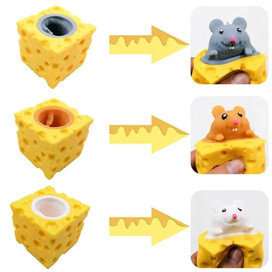 Stress-relieving Squeeze Cheese Cubes