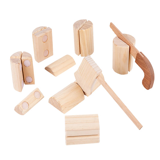 Wooden Pretend Firewood Set