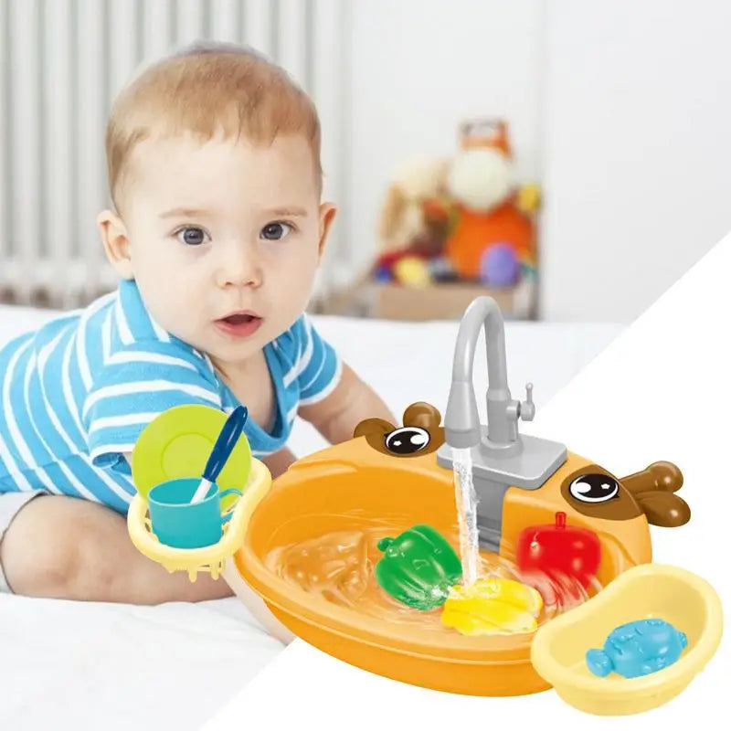 water simulated kitchen sink toy