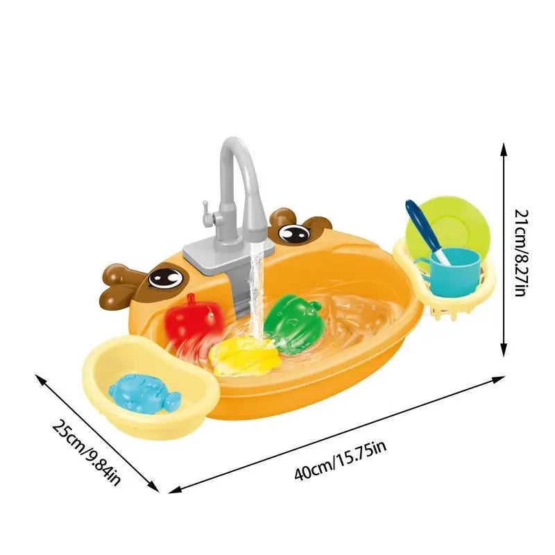 water simulated kitchen sink toy