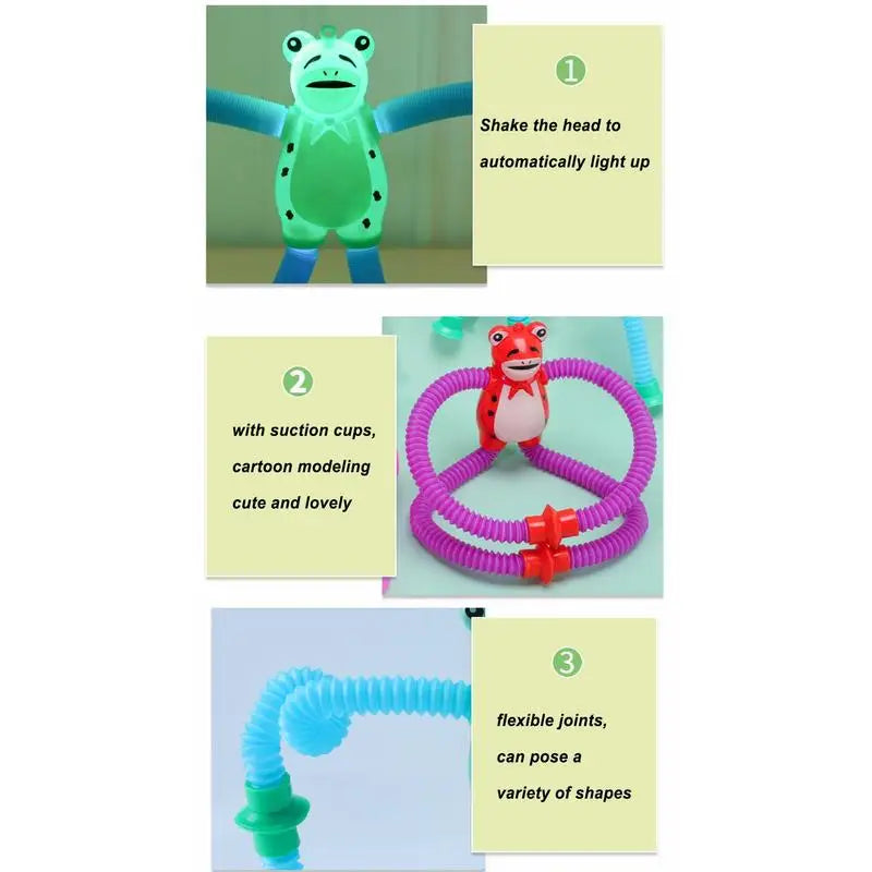 4 pcs froggy pop tubes