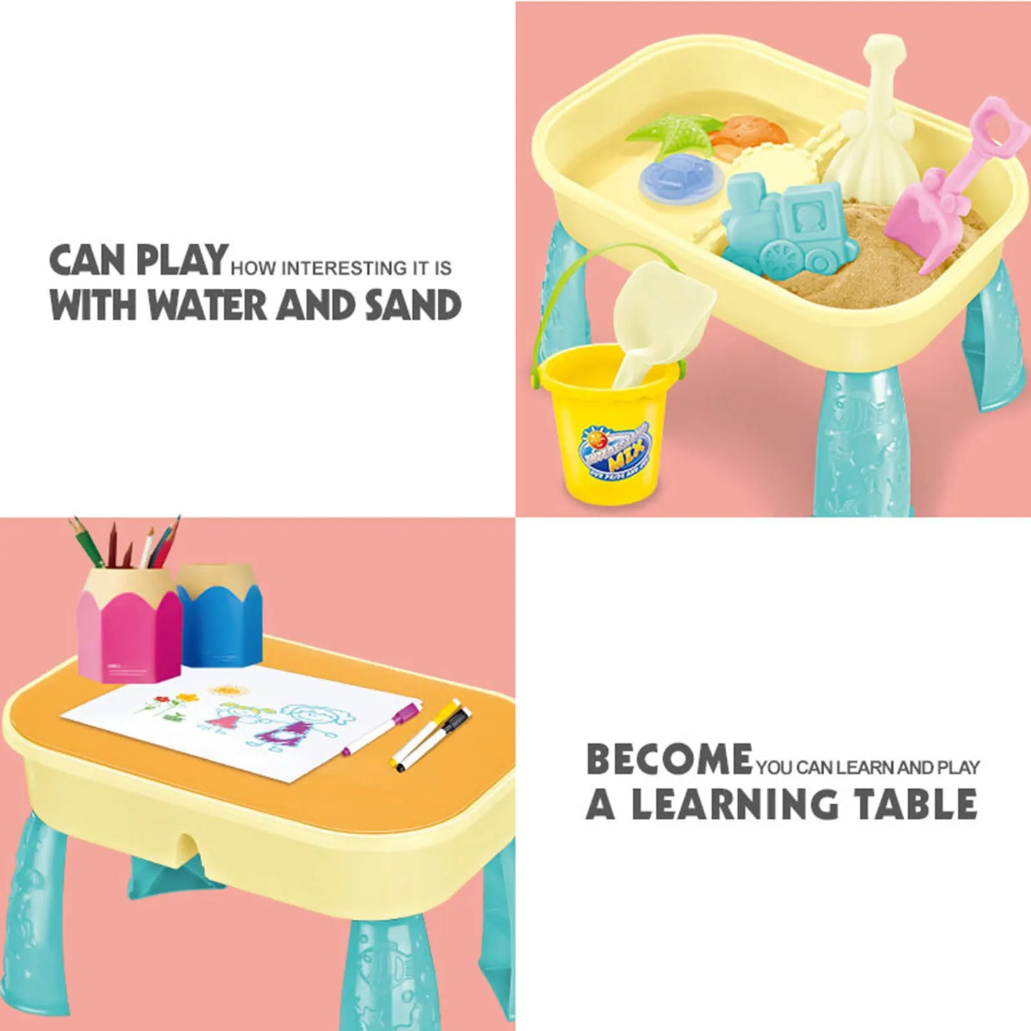 tactile seeking sand & water table