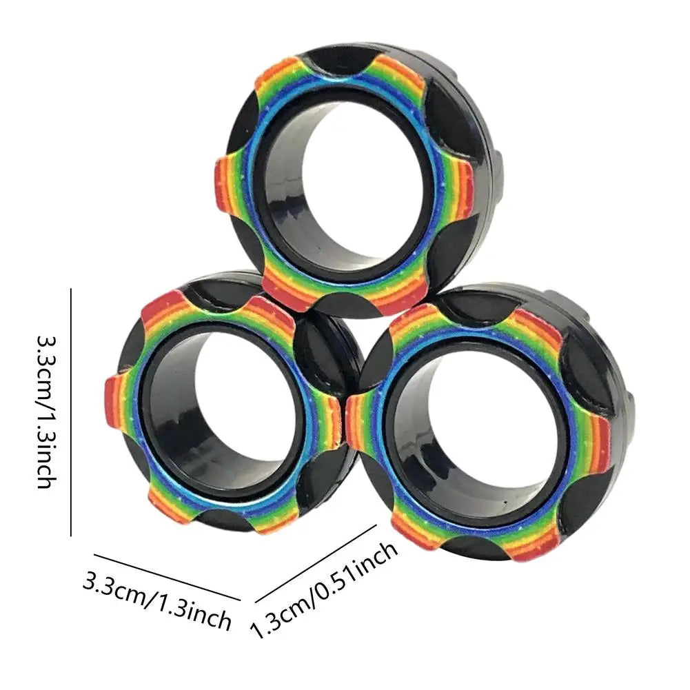 magnetic fidet rings