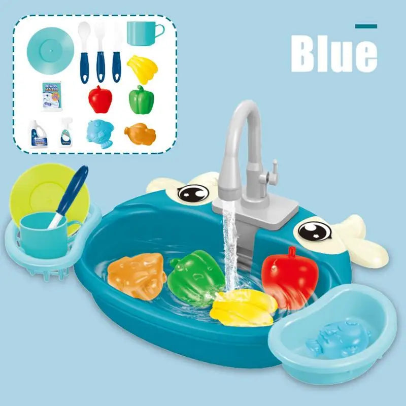 water simulated kitchen sink toy