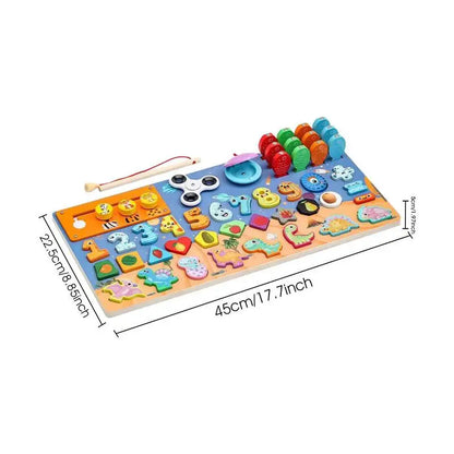 Wooden Sensory Development Activity & Fidget Board