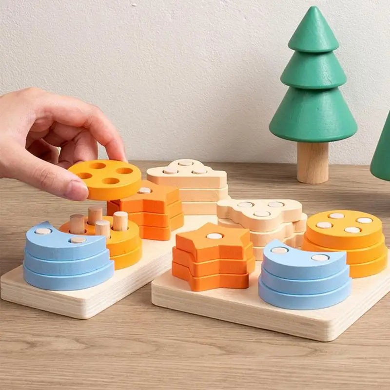 sensory stacking shapes