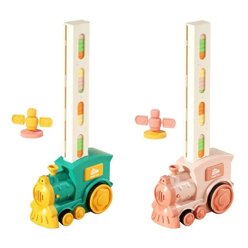 sound & light sensory domino train set