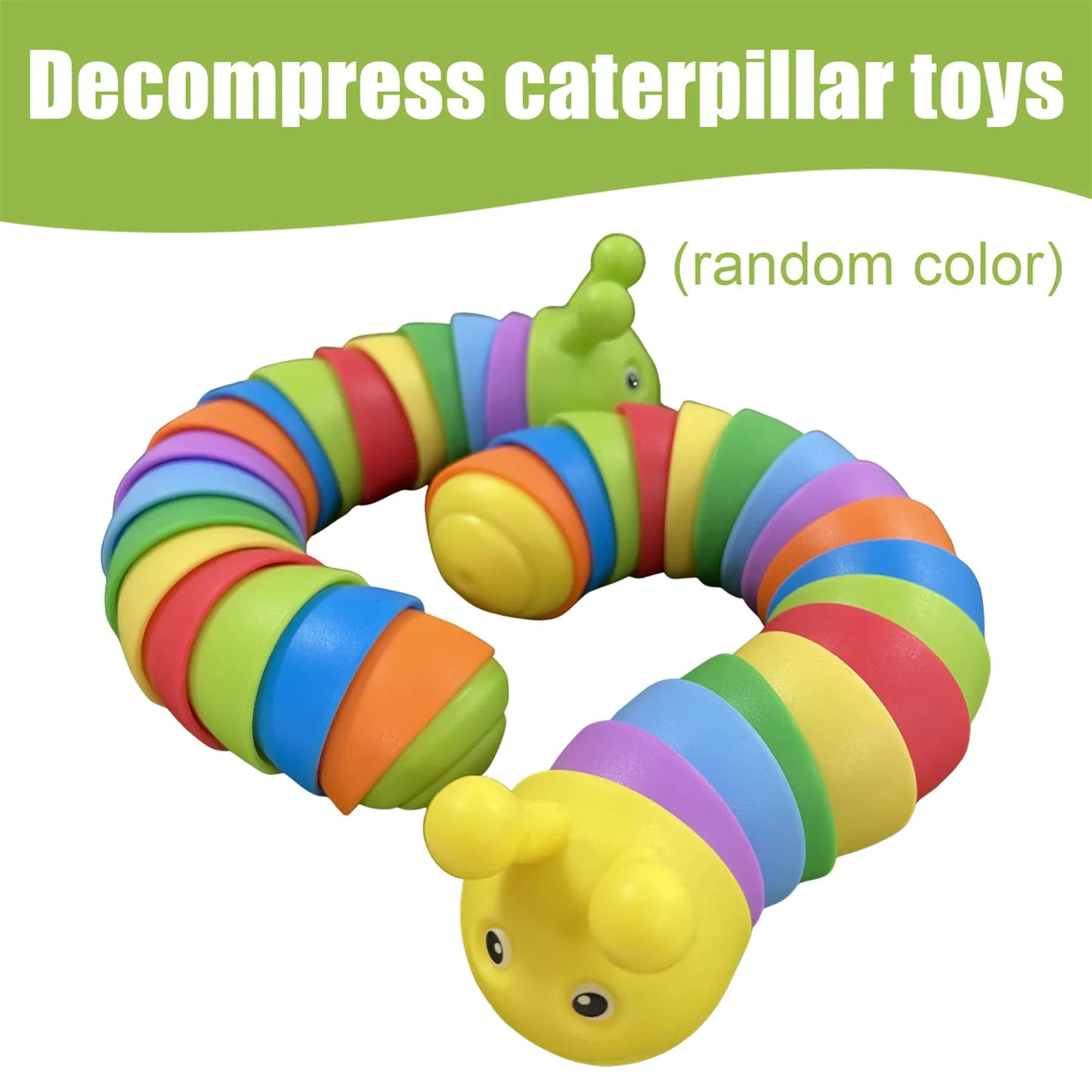 rainbow caterpillar fidget sensory toy