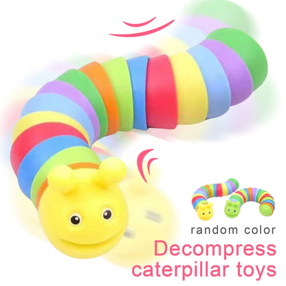 Rainbow Caterpillar Fidget Sensory Toy