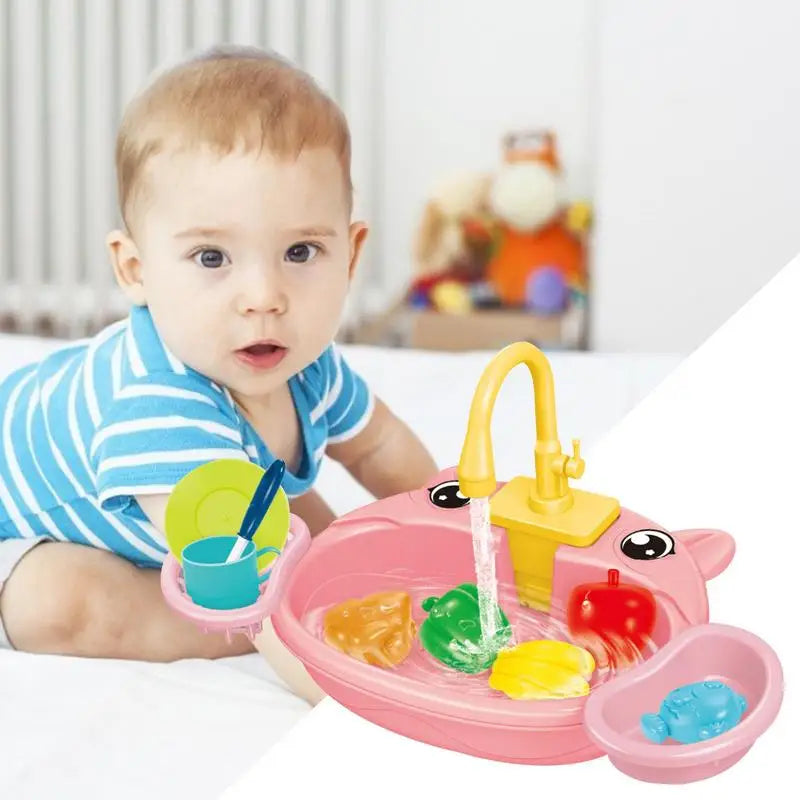 water simulated kitchen sink toy