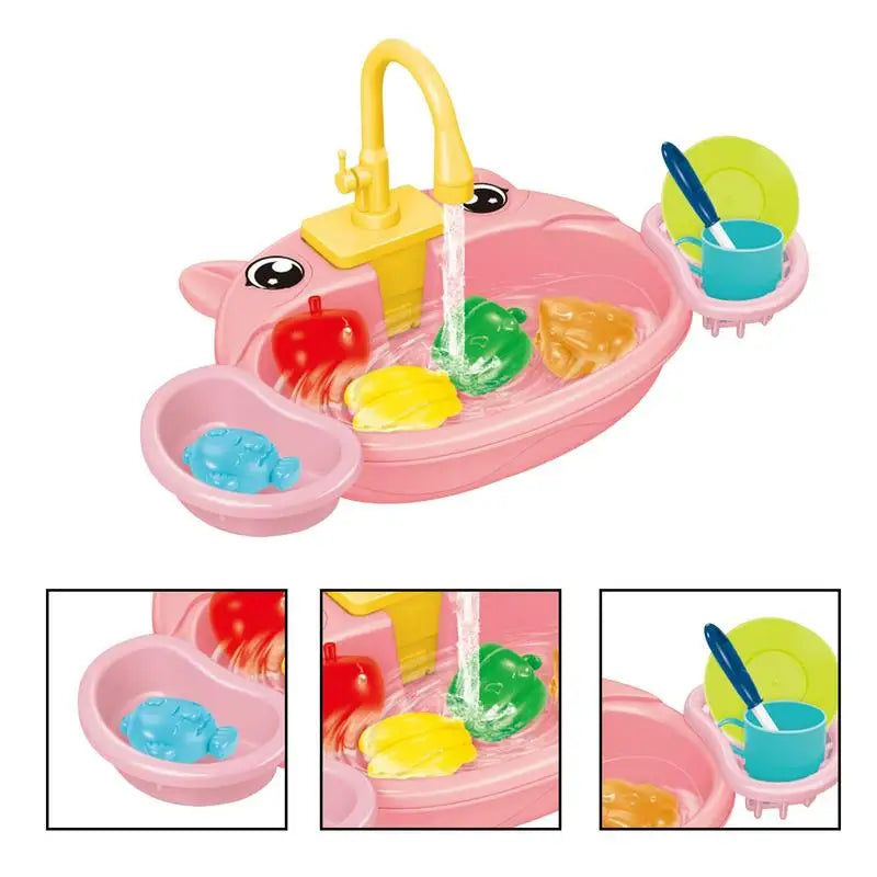 water simulated kitchen sink toy