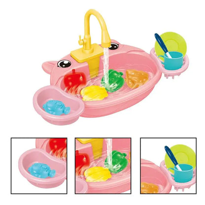 Water Simulated Kitchen Sink Toy