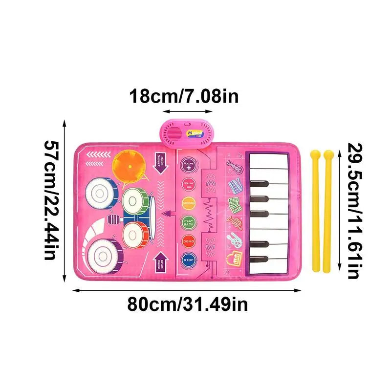 sensory piano mat