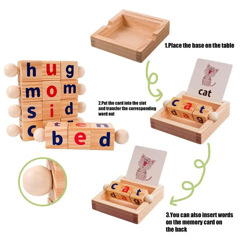 spelling & recognition learning blocks