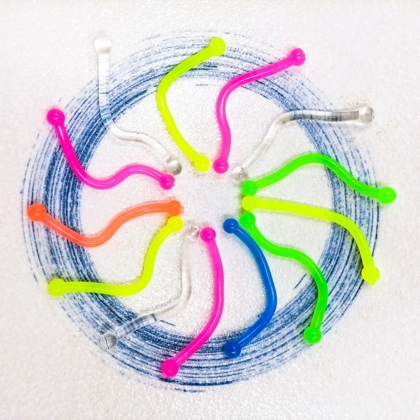 twisting & pulling fidget strings