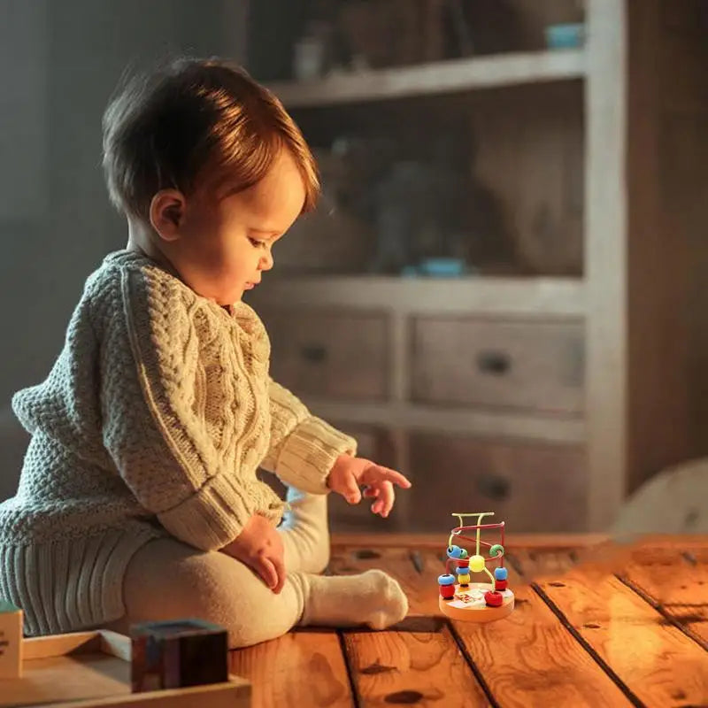 fine motor development bead maze