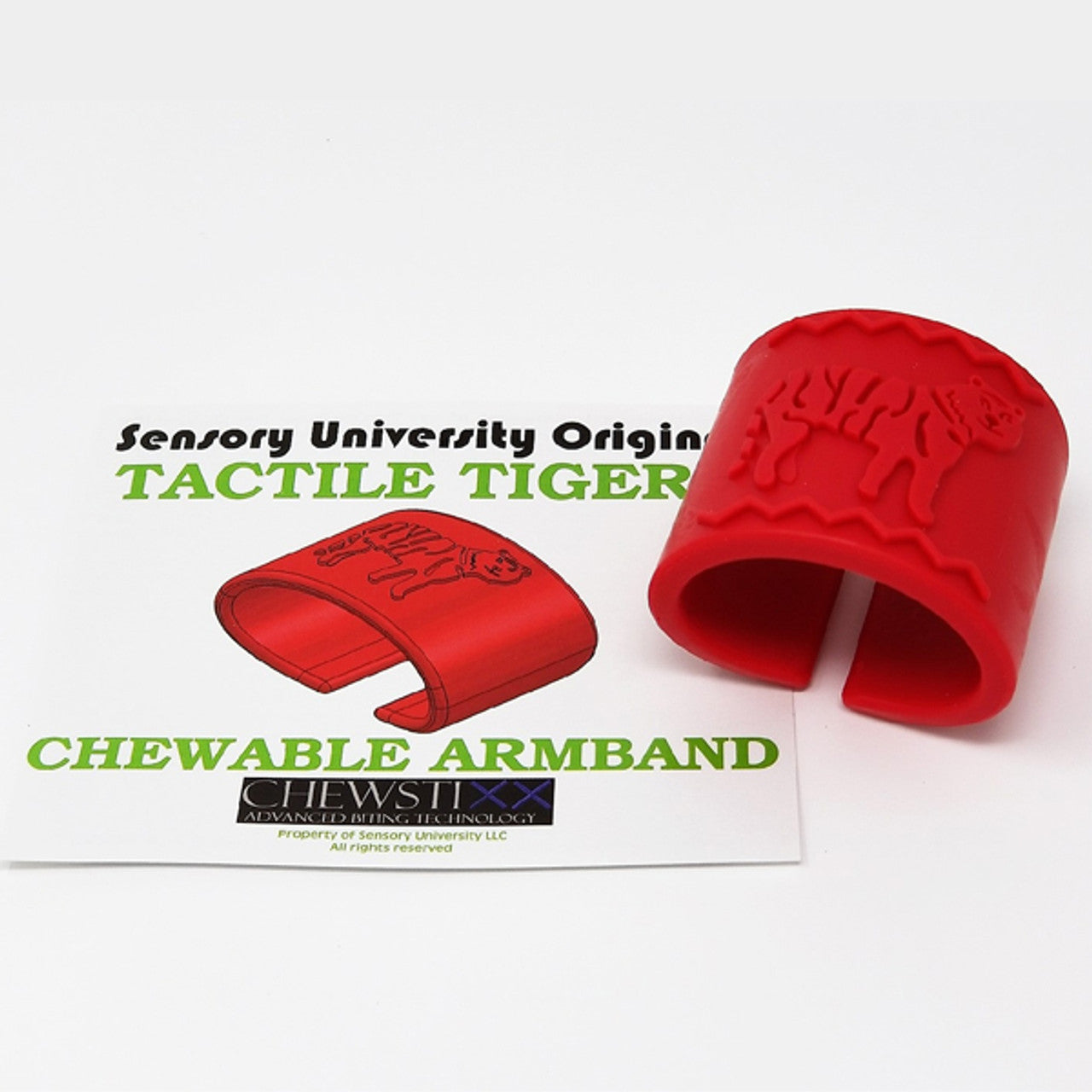 tactile tiger chewable arm band